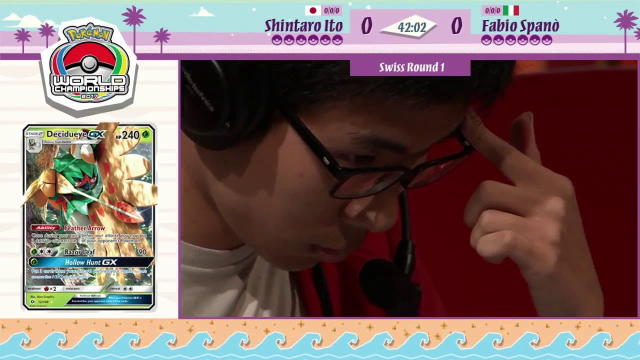 Clean match-start frame for Shintaro Ito versus Fabio Spanò