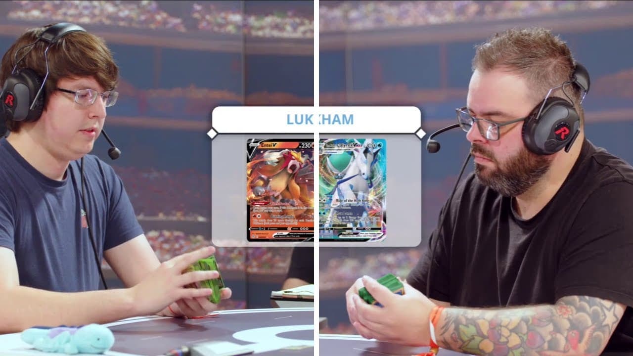 Clean match-start frame for Luke Doran versus Luke Kirkham