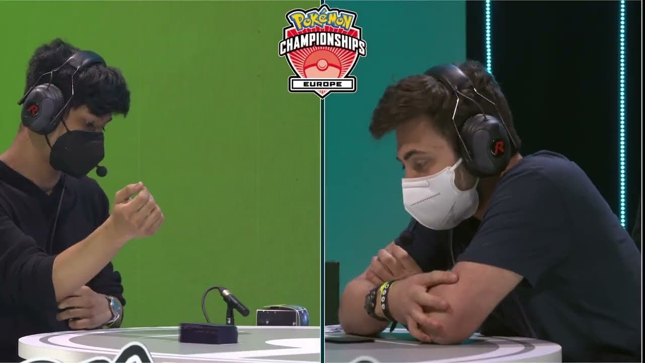 Clean match-start frame for Jon Eng versus Isaiah Bradner