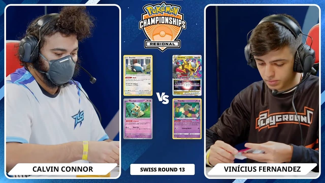 Clean match-start frame for Calvin Connor versus Vinícius Fernandez