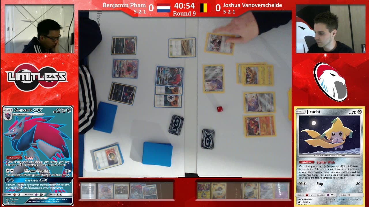 Clean match-start frame for Benjamin Pham versus Joshua Vanoverschelde