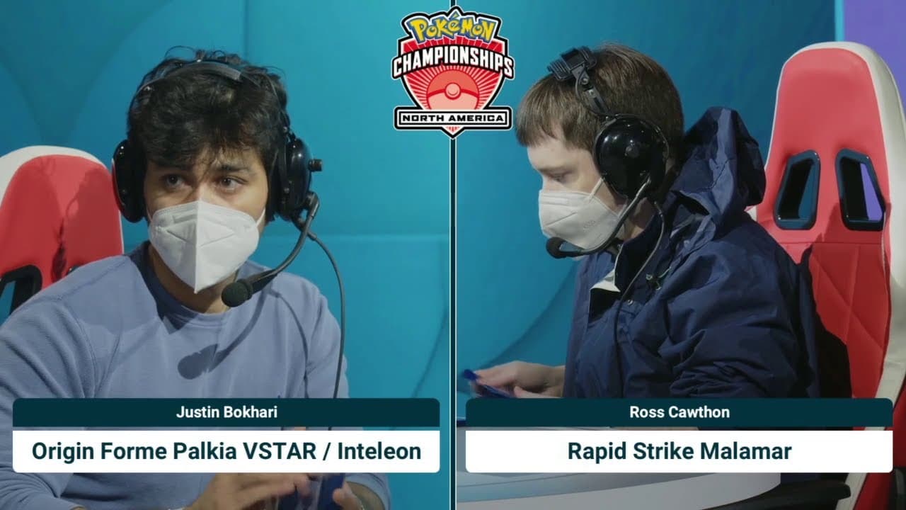 Clean match-start frame for Ross Cawthon versus Justin Bokhari