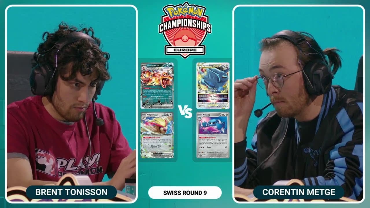 Clean match-start frame for Brent Tonisson versus Corentin Metge