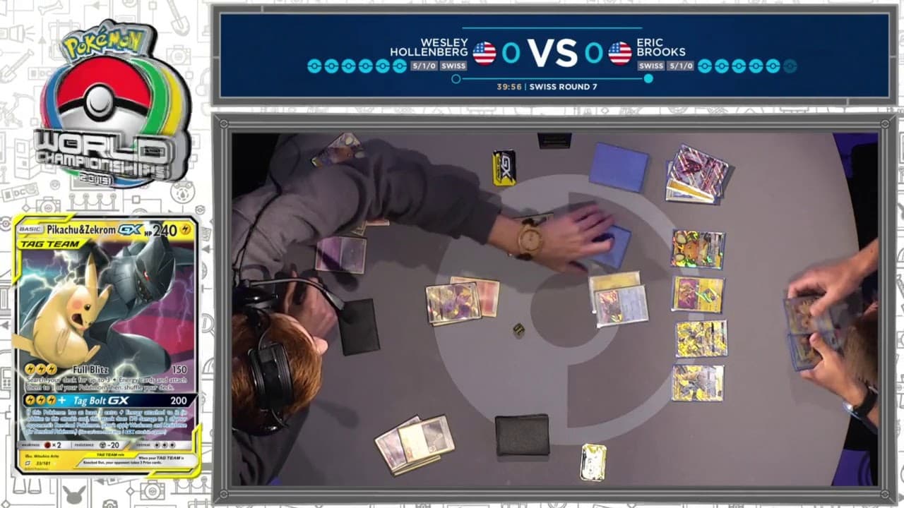 Clean match-start frame for Wesley Hollenberg versus Eric Brooks