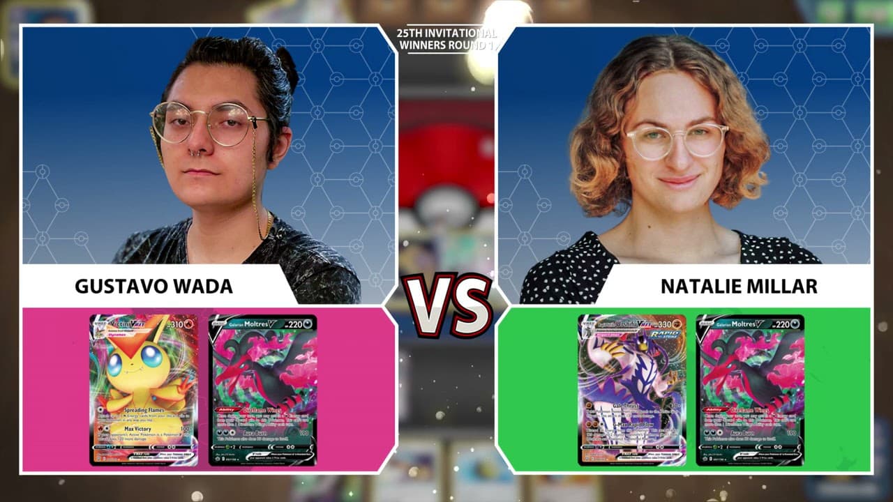 Clean match-start frame for Gustavo Wada versus Natalie Millar