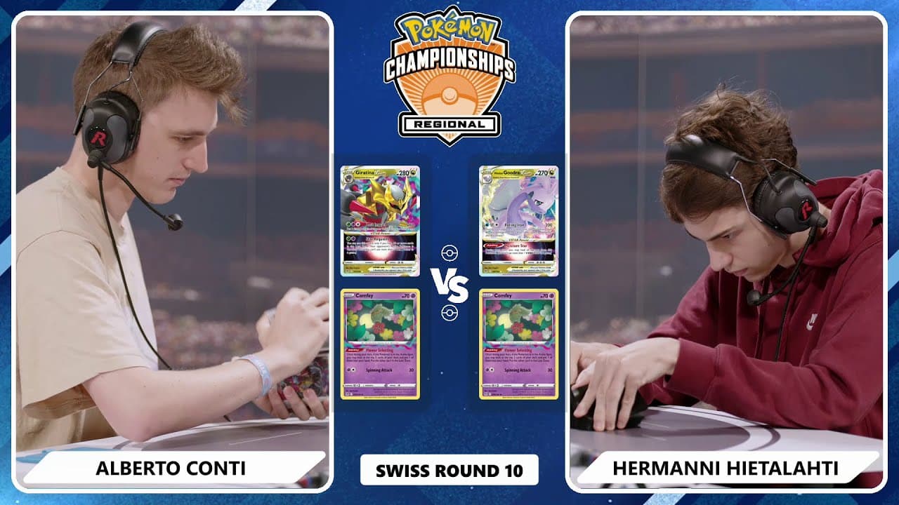 Clean match-start frame for Alberto Conti versus Hermanni Hietalahti