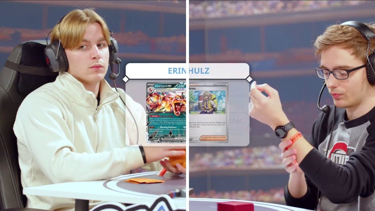Clean match-start frame for Erin Kingma versus Robin Schulz