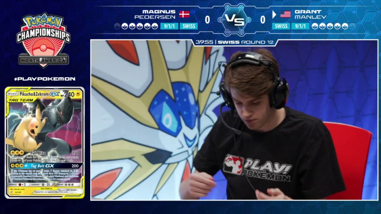 Clean match-start frame for Grant Manley versus Magnus Pedersen