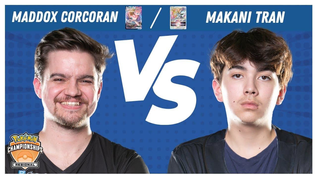 Clean match-start frame for Maddox Corcoran versus Makani Tran