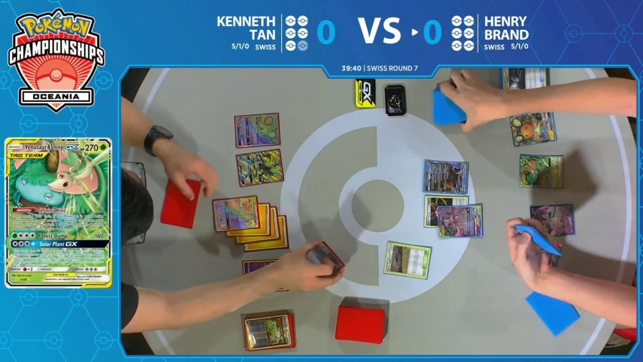 Clean match-start frame for Kenneth Tan versus Henry Brand