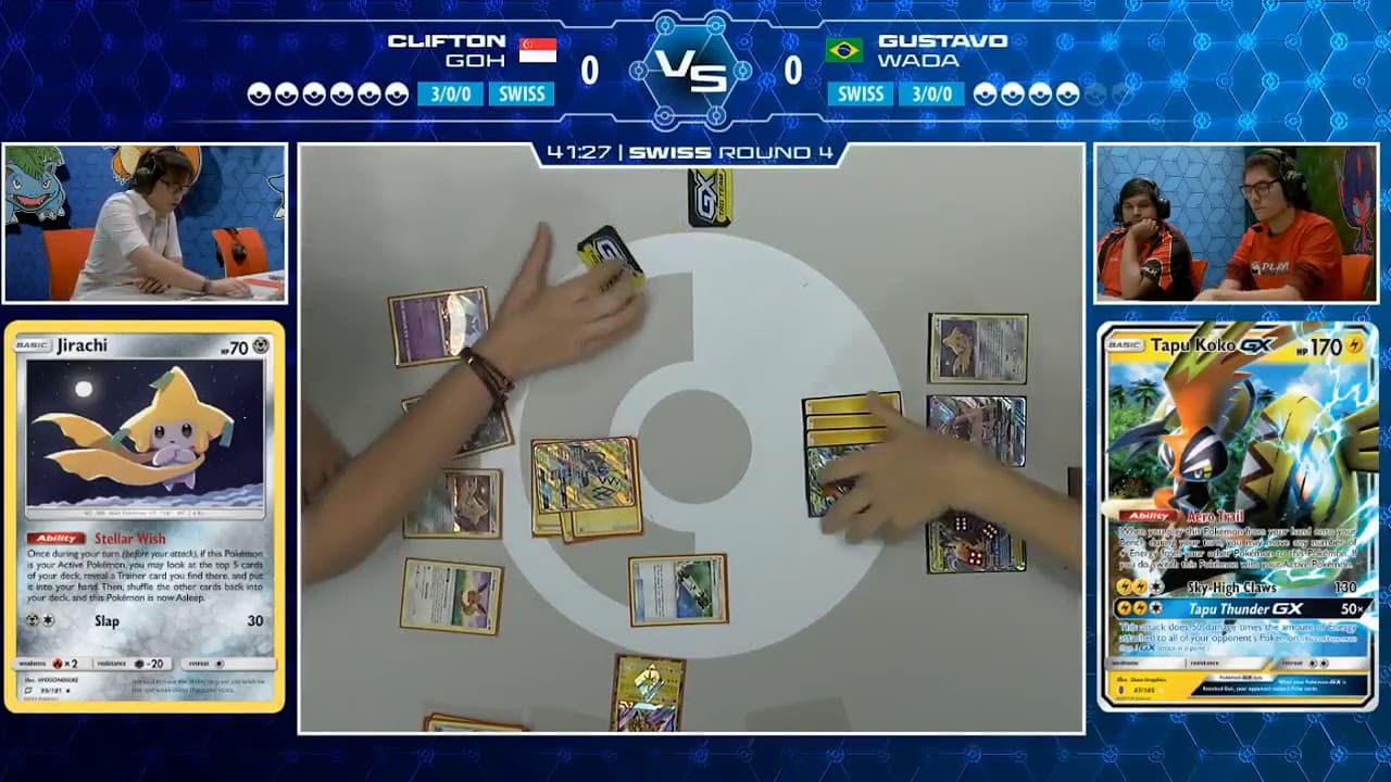 Gustavo Wada vs Clifton Goh match-start frame