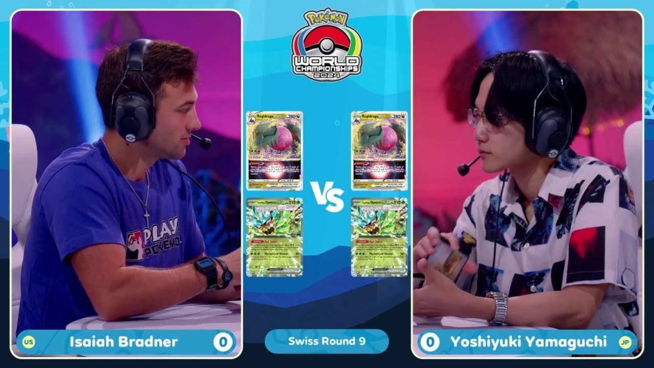 Clean match-start frame for Isaiah Bradner versus Yoshiyuki Yamaguchi