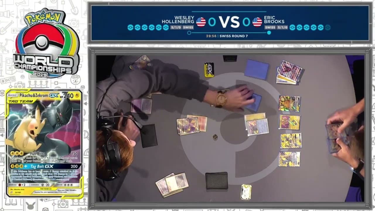 Clean match-start frame for Wesley Hollenberg versus Eric Brooks