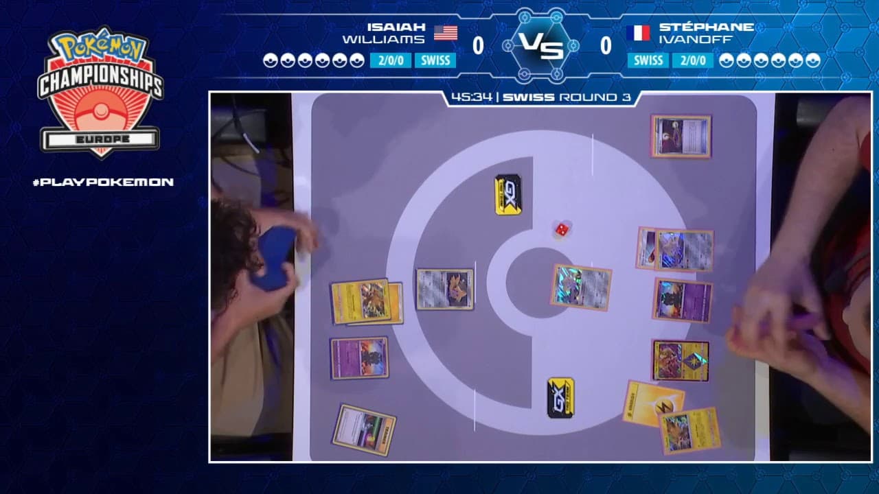 Clean match-start frame for Isaiah Williams versus Stéphane Ivanoff