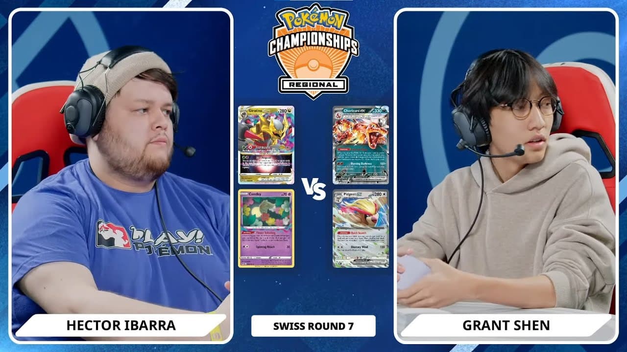 Clean match-start frame for Hector Ibarra versus Grant Shen
