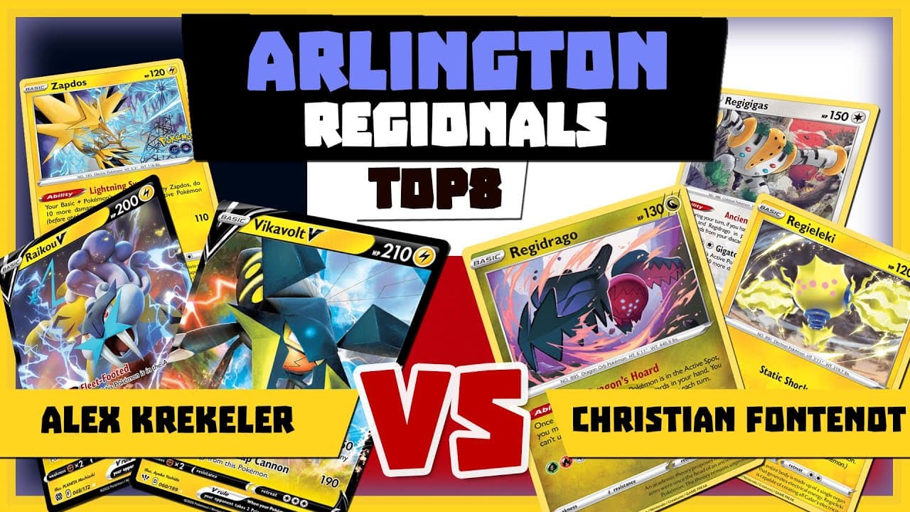 Clean match-start frame for Alex Krekeler versus Christian Fontenot