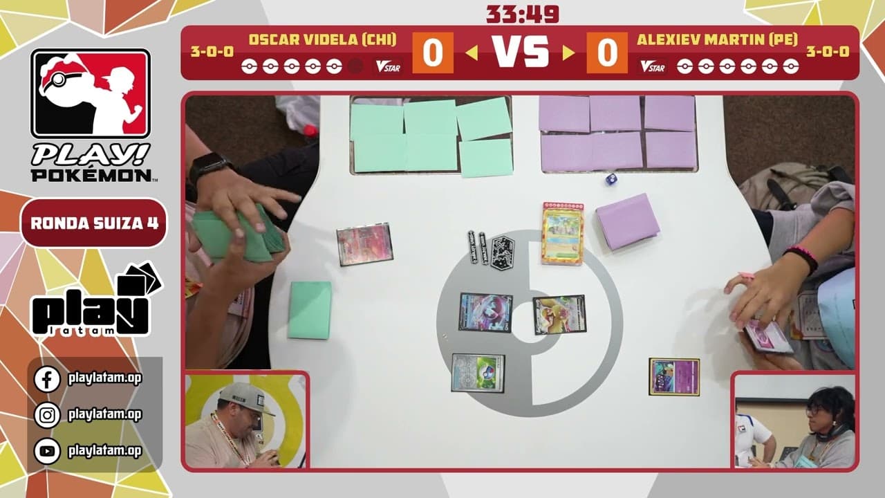 Clean match-start frame for Oscar Videla versus Alexiev Martin