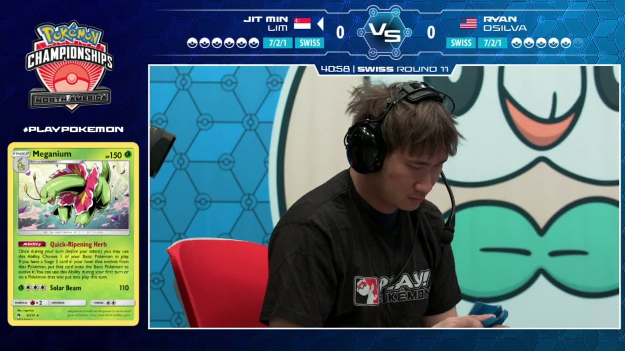 Clean match-start frame for Jit Min Lim versus Ryan D'Silva