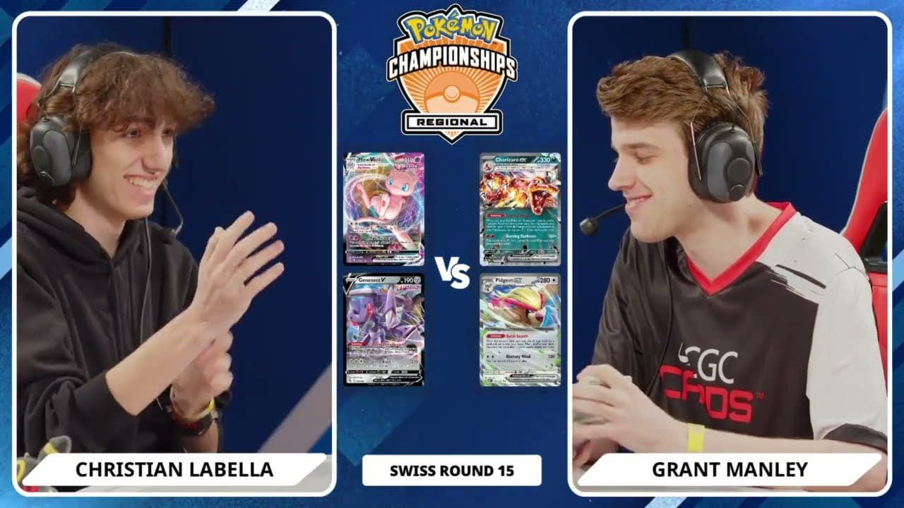 Clean match-start frame for Grant Manley versus Christian LaBella
