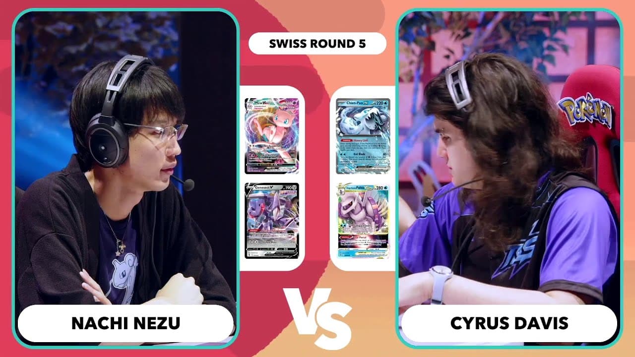Clean match-start frame for Nachi Nezu versus Cyrus Davis
