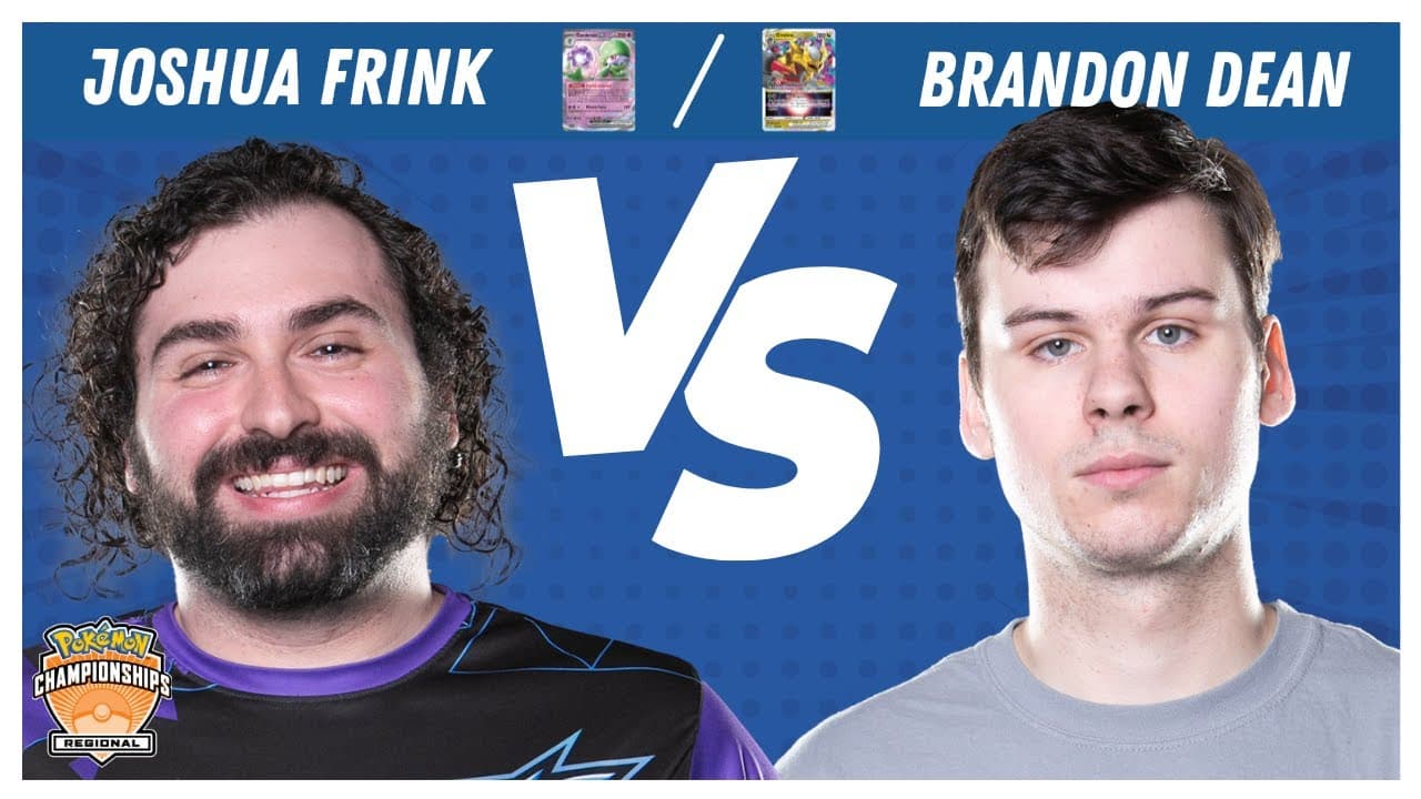 Clean match-start frame for Joshua Frink versus Brandon Dean