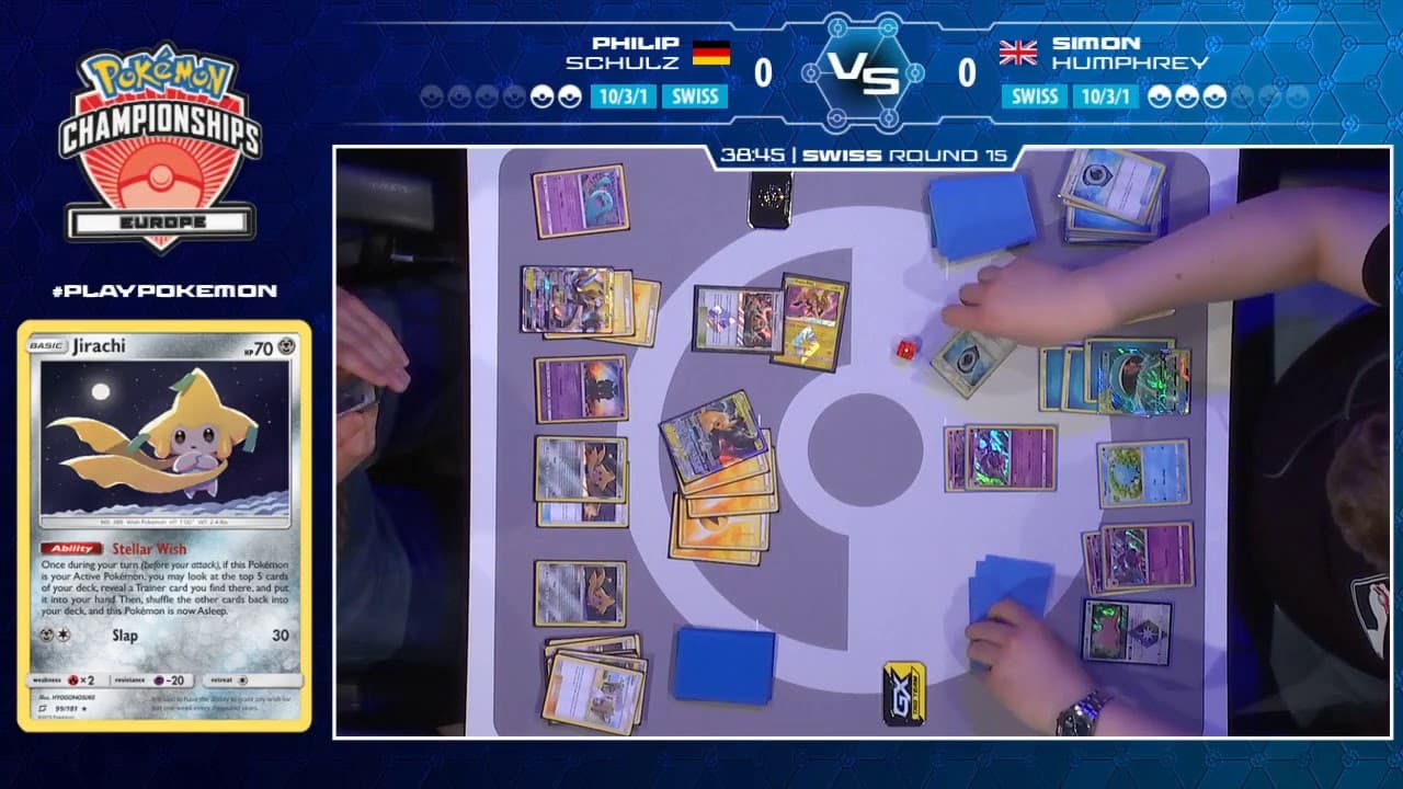Clean match-start frame for Philip Schulz versus Simon Humphrey