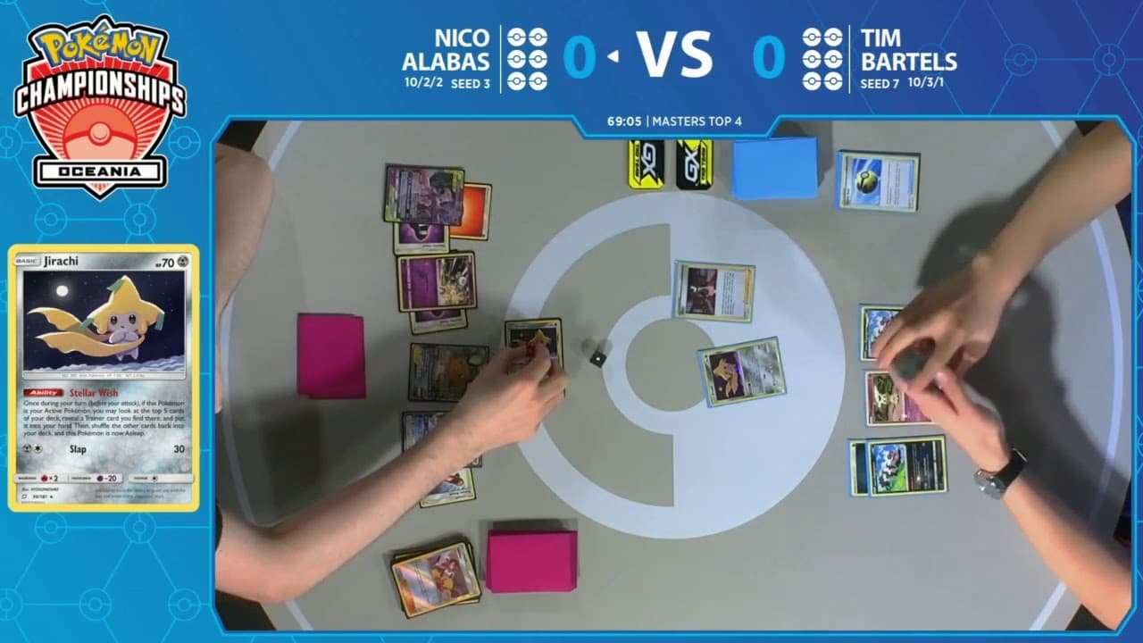 Clean match-start frame for Nico Alabas versus Tim Bartels