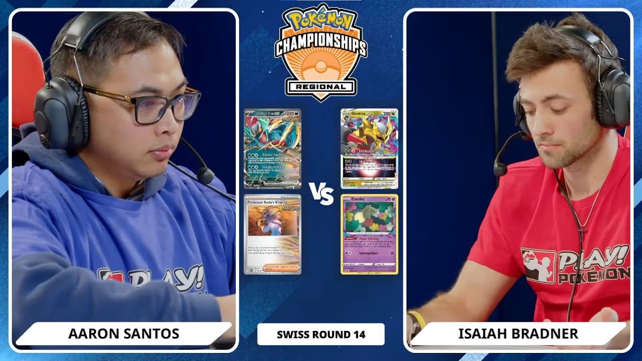 Aaron Santos vs Isaiah Bradner match-start frame