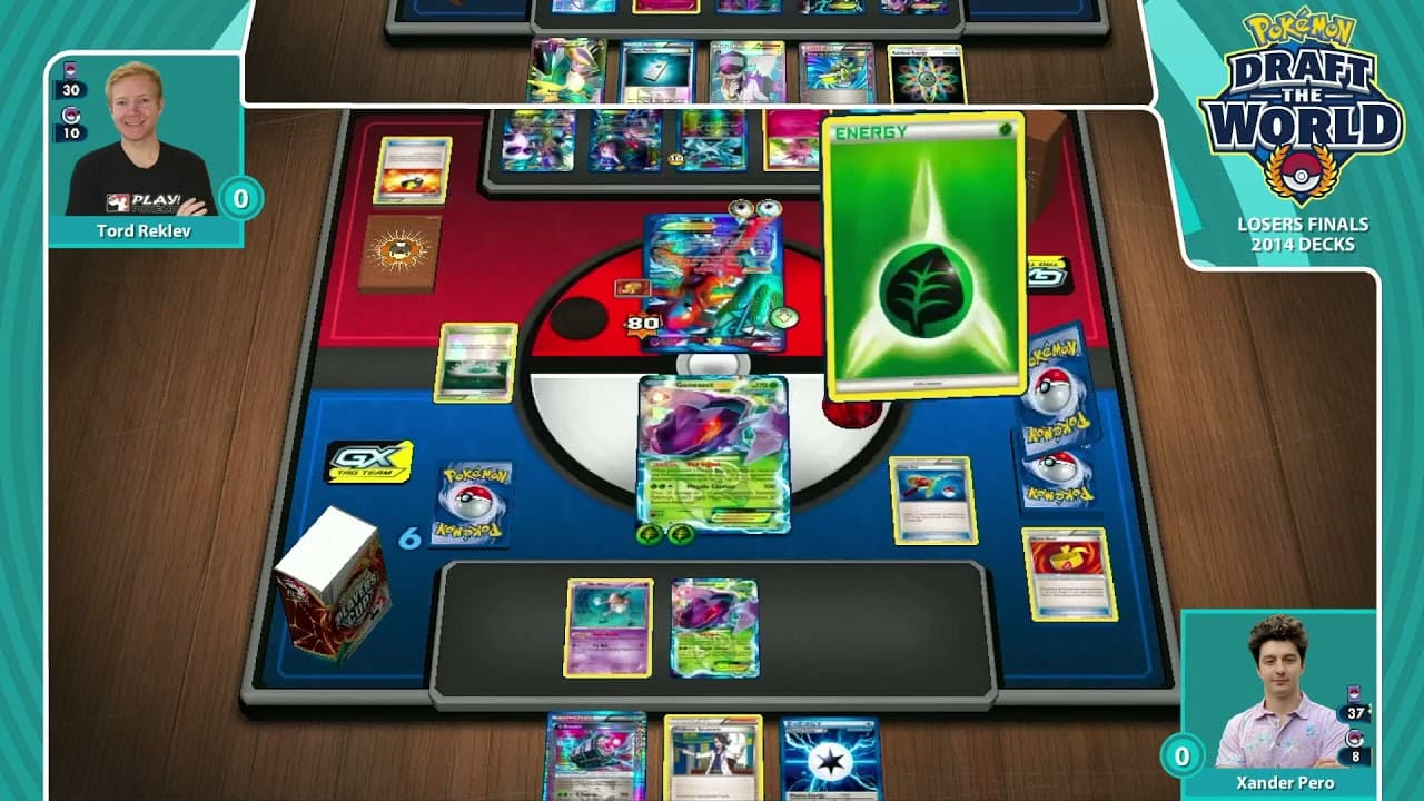 Clean match-start frame for Tord Reklev versus Xander Pero