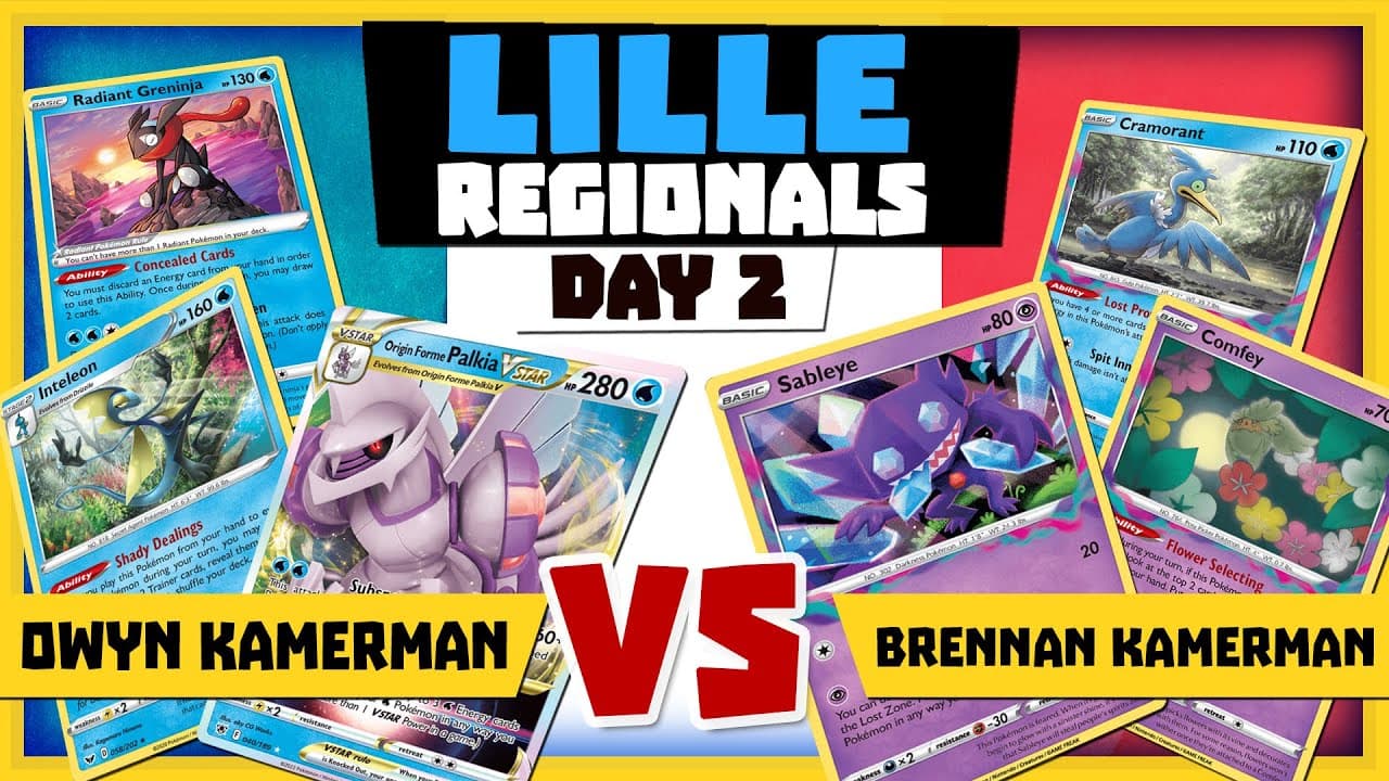 Clean match-start frame for Owyn Kamerman versus Brennan Kamerman