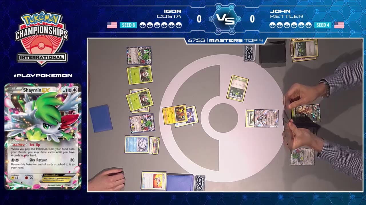 Clean match-start frame for Igor Costa versus John Kettler