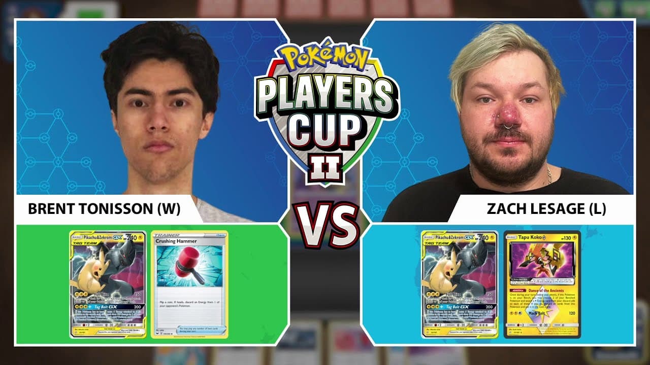 Clean match-start frame for Brent Tonisson versus Zach Lesage