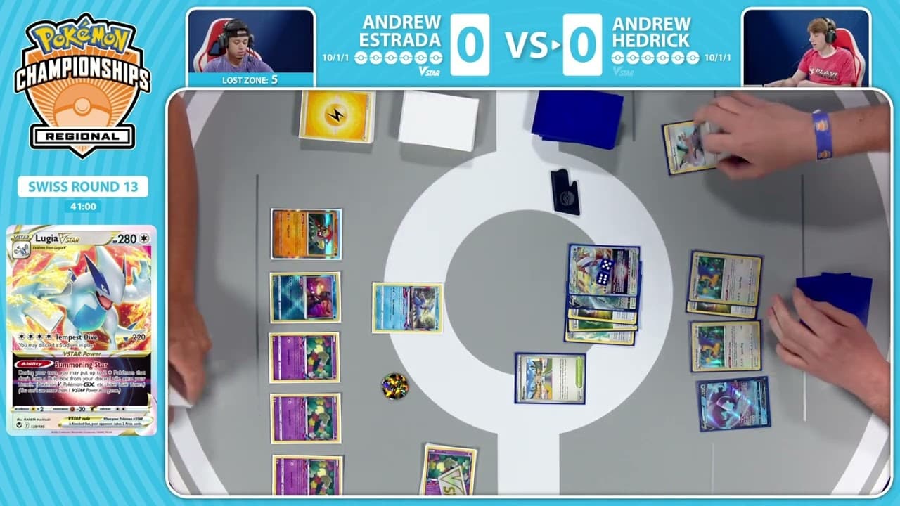 Andrew Estrada vs Andrew Hedrick match-start frame