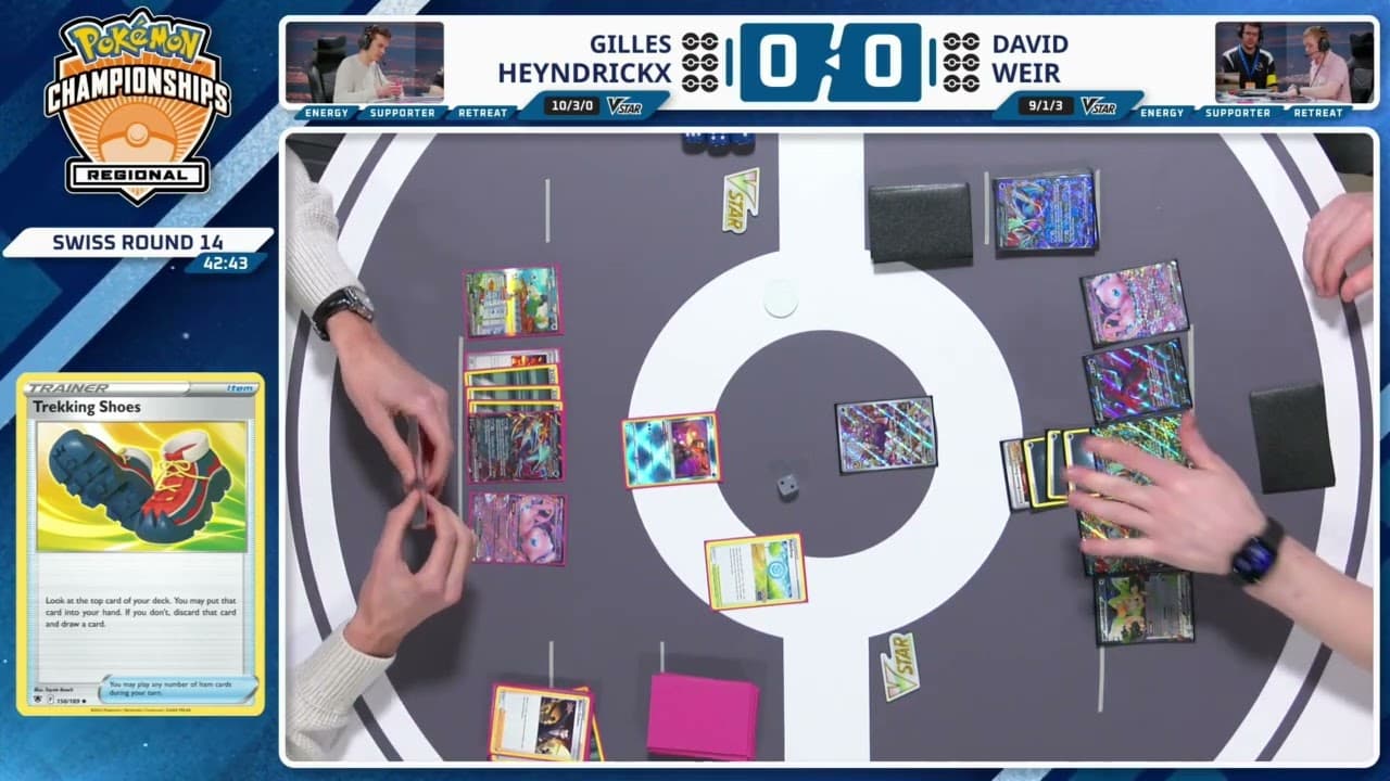 Gilles Heyndrickx vs David Weir match-start frame