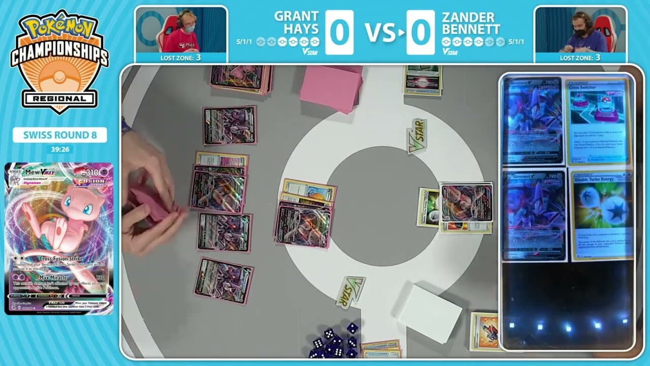 Clean match-start frame for Grant Hays versus Zander Bennett