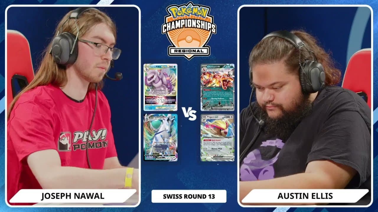 Clean match-start frame for Joseph Nawal versus Austin Ellis