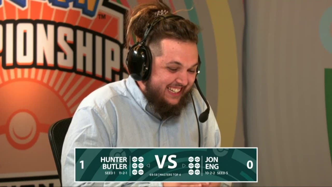 Clean match-start frame for Jon Eng versus Hunter Butler