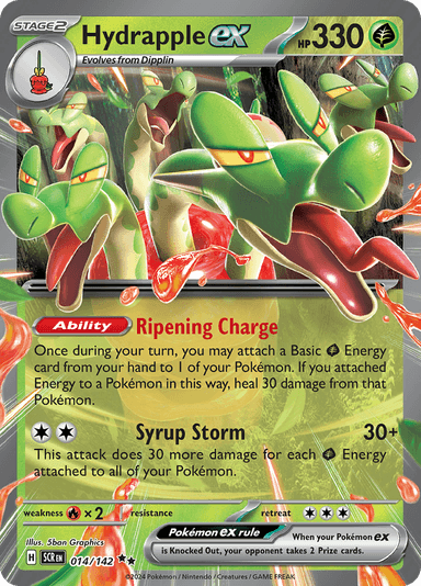 Hydrapple ex, representing Hydrapple ex